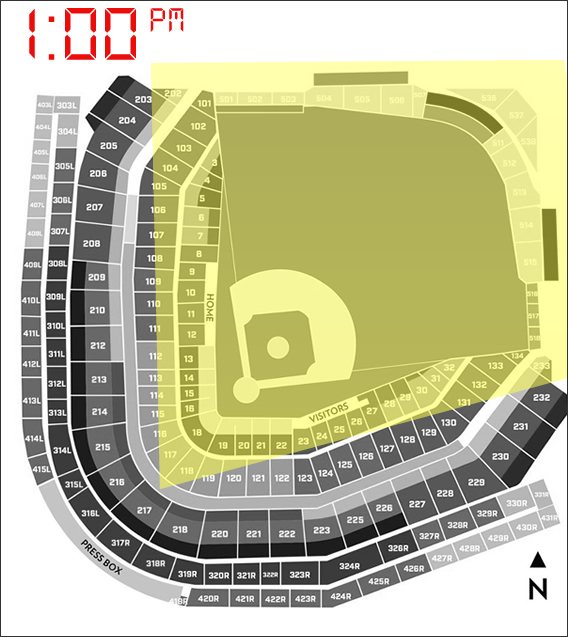Wrigley Field Seating and Gate Map
